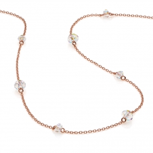 Collana in Argento con cristalli